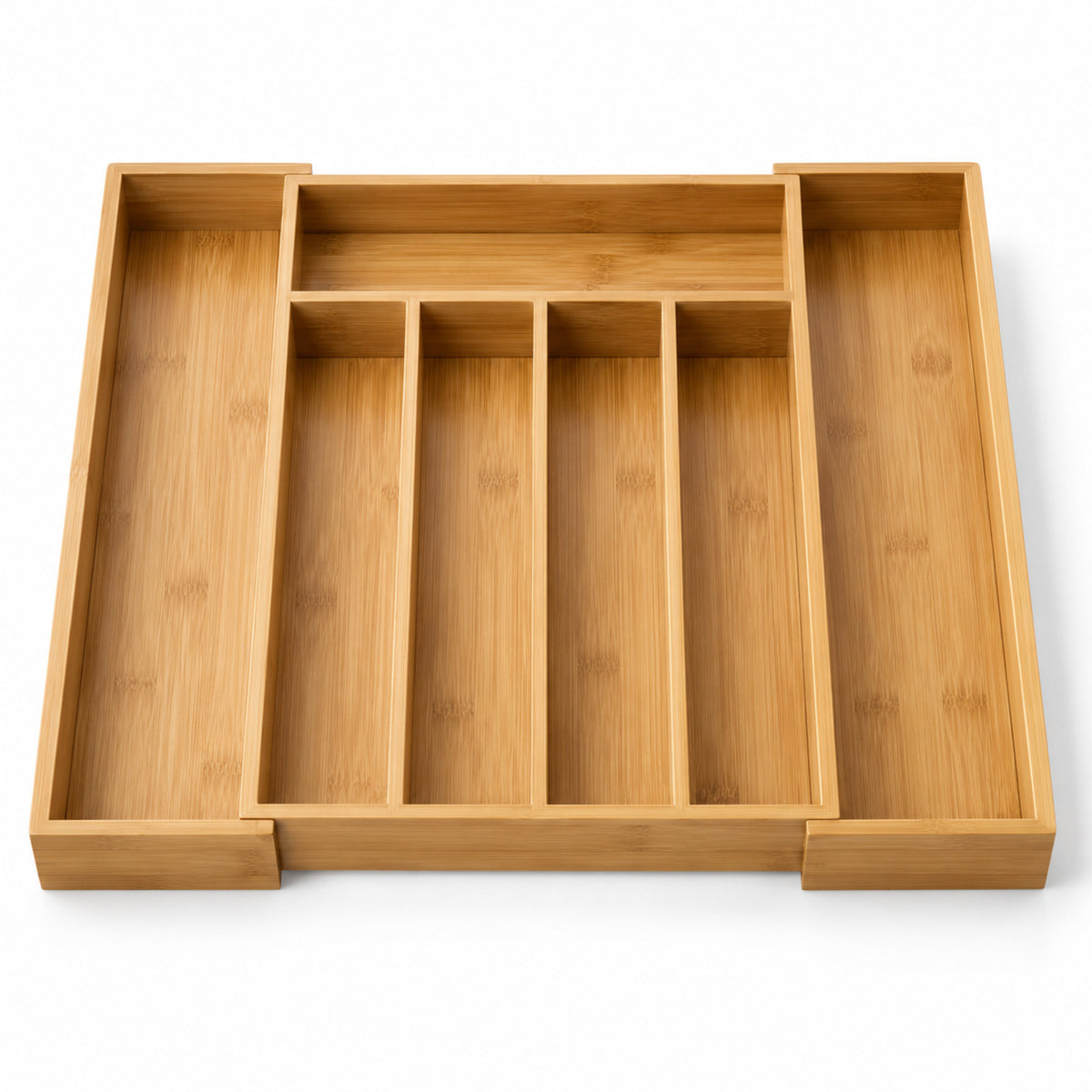 Expandable Bamboo Drawer Organizer